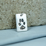 Paw print pendant - individual