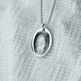 Original Fingerprint Necklace - Silver Link